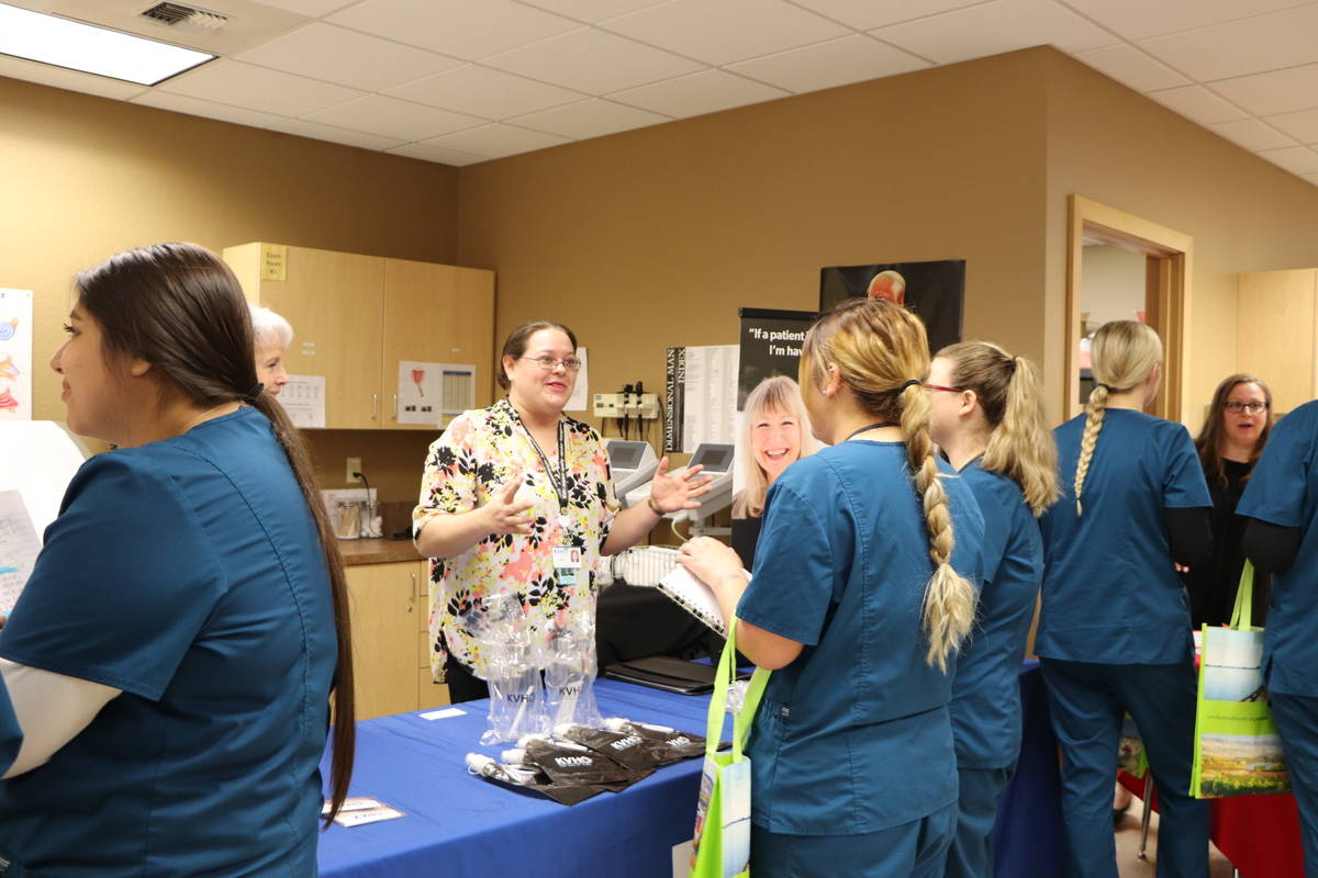 The expansion of the employer expo included nearly a dozen employers who focused their recruitment efforts in the Perry Tech medical building.