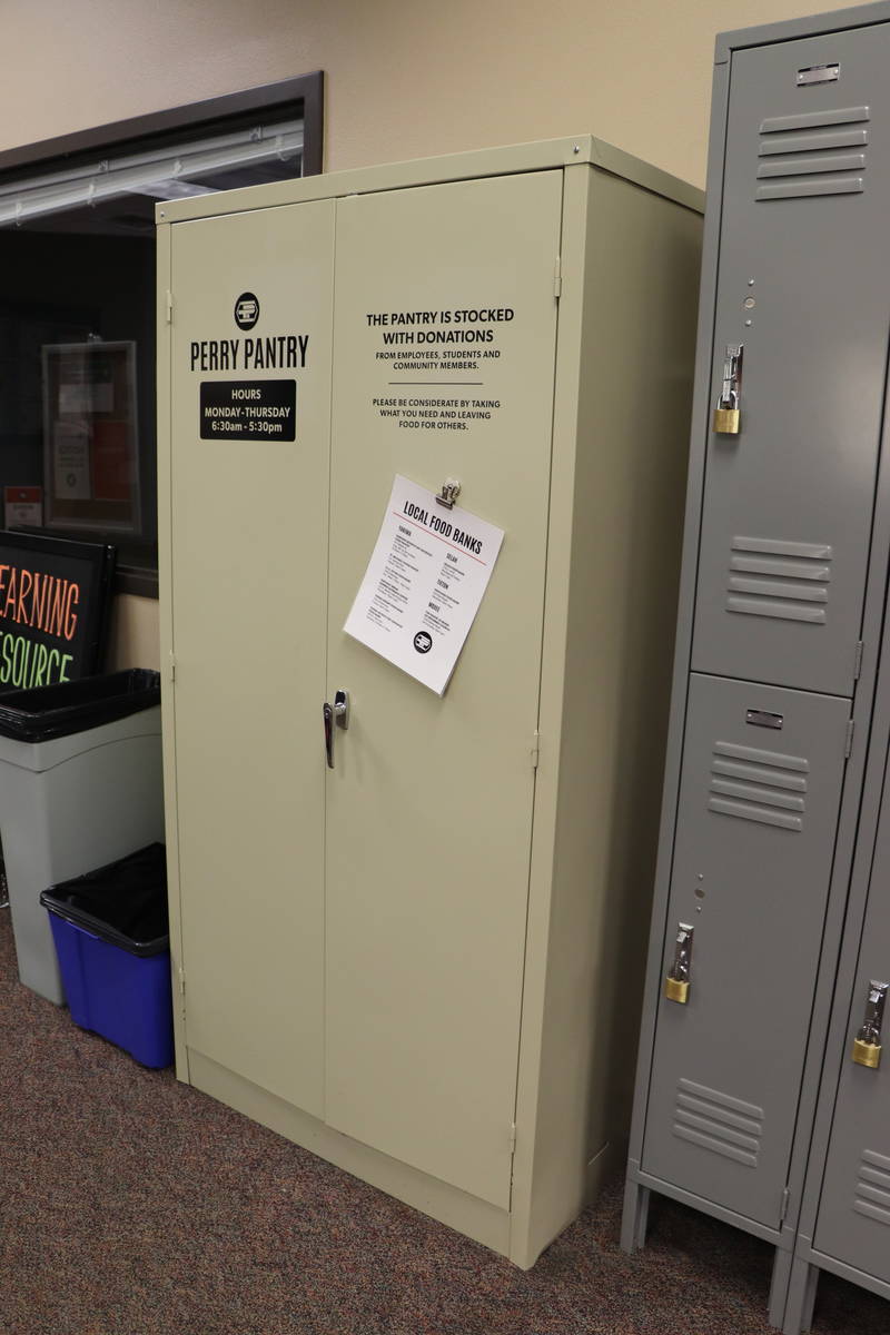 The main pantry is located in the Student Services Department and another pantry is located on our 16th Avenue building that houses the Perry Tech Medical Technology programs.