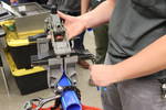 A plumbing student practices the new training he received as part of the Aquatherm certification Thumbnail