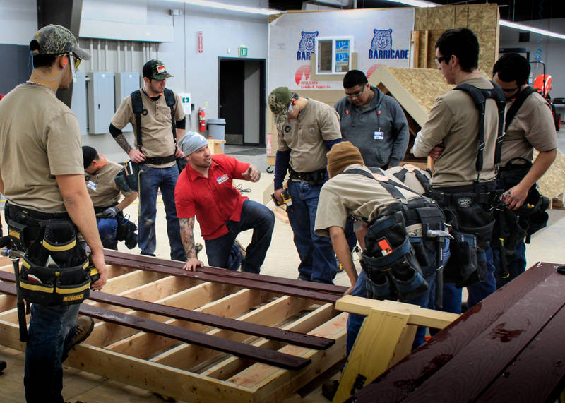 Construction Students' "He Shed" & "She Shed" Featured in Sundome Event